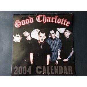 2004 Good Charlotte 12x12 Square Wall Calendar EUC Madden Brothers